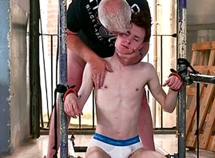 Servicing Hard Master : Stepdaddy Trains His Subs Throat With Dildo