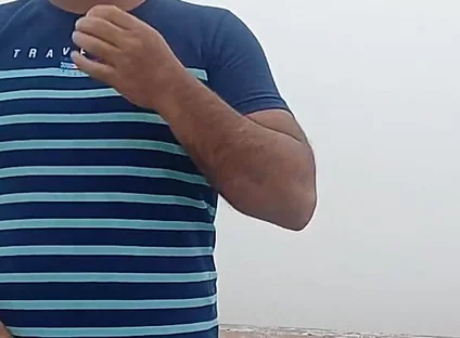 Indian Daddy Takes off His Clothes in Freezing Winter Fog