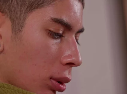 Hot Skinny Twink Jerking His Big Dick Until He Shoots a Big Thick Cum Load