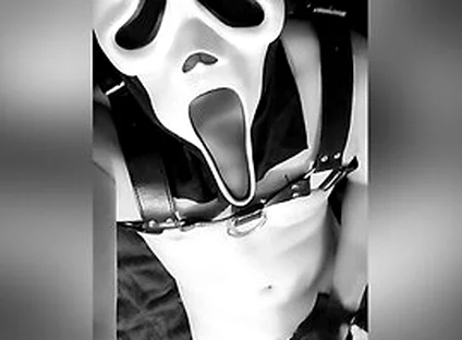 Ghost Face Jerks Off Onto Your Face