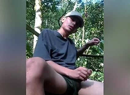 Jerking Off In The Park