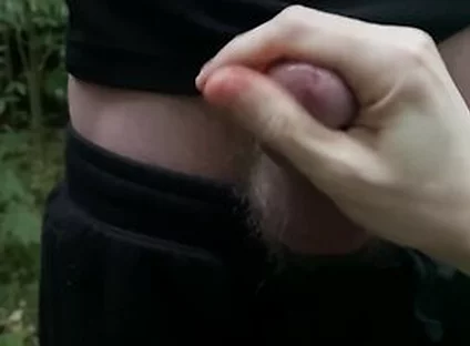 Mutual Handjob Outdoors