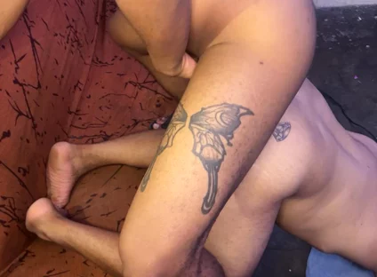 Tattooed Fucks Me in His Furniture