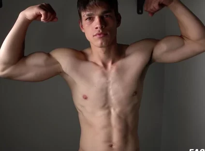 Handsome Solo Muscle Boy Flex Abs With Daniel Donovan