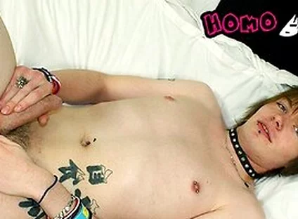 Skinny Emo Alex Phoenix Loves Wanking His Juicy Uncut Dick With You