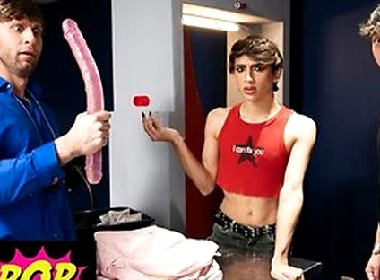 Airport Security Dom King Frees Foxy Alex From His Cock Cage And Licks His Delicious Ass