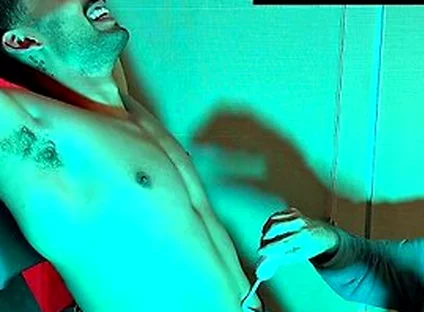 Bound Luca R Laughs Hard While Being Tickled By A Horny Stepdaddy