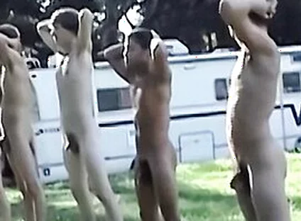 Alex Dade Chas Kramer And Their Pals Labor At The Camp Completely