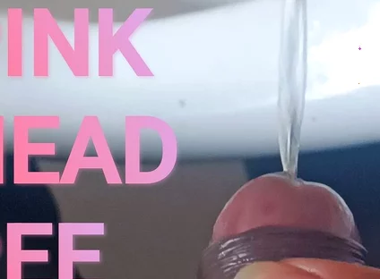 Pink Head Dick College Boy Peeing in Urinal