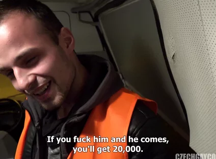 Czech Gay Couples 5 Parking Lot Punishment - Fresh Meat Wrecked in a Company Car