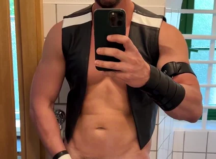 Getting ready for my next scene