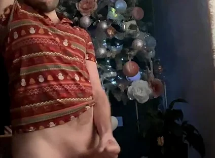 Christmas Time, Mistletoe and Cock