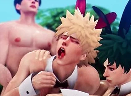 Car Toon - Heros Egg Hunt - Ida X Midoriya X Bakugo - My Hero Academia 3d Animation Parody