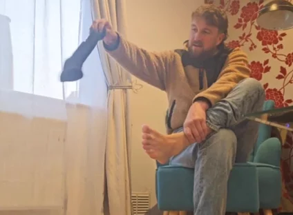 Sweaty Boot and Feet Worship After a Hards Day Work