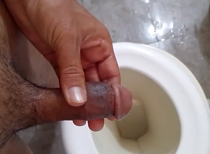 Bathroom Handjob