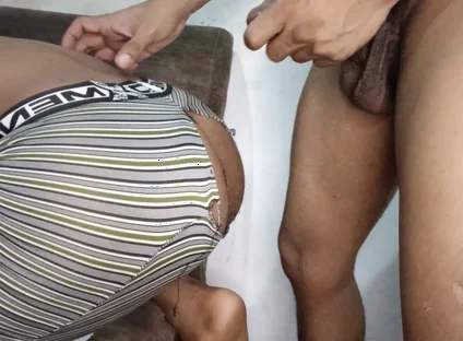 He Saw My Ass Open and Went to Give Me Dick, I Tried to Hold It