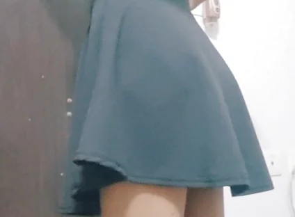 Sissy Femboy Strokes Her Cock