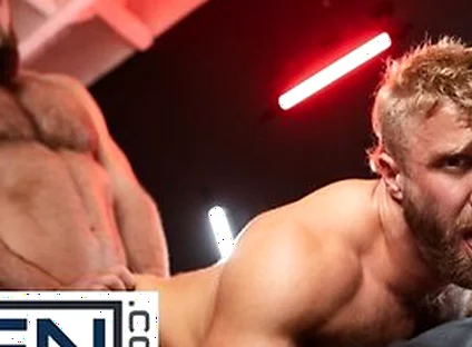 Men - Chuck Conrad Grips Mateo Tomas In His Powerful Arms And He Leads Him To His Cock
