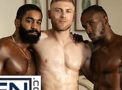 Shadow And Pheonix M. Fellington Take Turns Fucking Matthew Elliss Ass Hard
