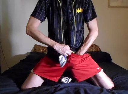 Autographed cum-drenched socks