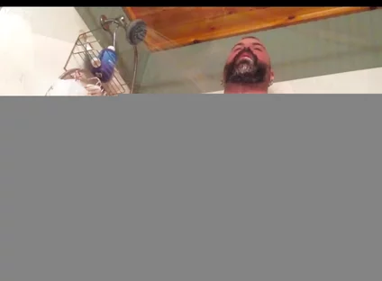 Stroking Daddy Bear Cock