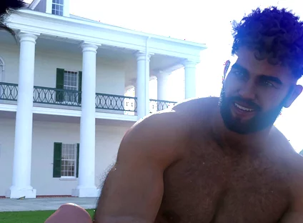 Ethan Playing with Two Muscle Daddies