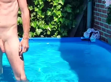 In Swimming Pool Fully Naked
