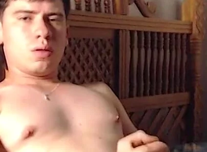 A Big Pink Cock Spilling Latin Milk