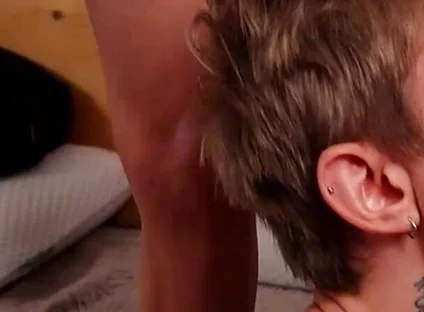 Friend Offer to Fuck Cute Stepbrother, Two Guys with Big Cocks Fuck Cute Guy's Tight Asshole