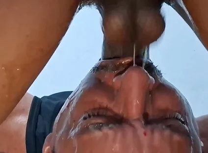 Wild Blowjob, Headfirst, with a Straight Guy