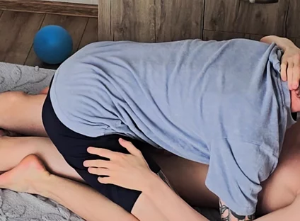 Saw a Friend Jerking off to Porn, Blowjob Deepthroat and Anal