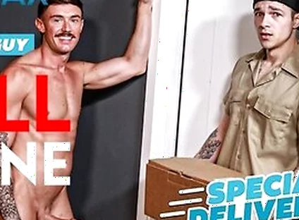 Jayden Marcos In Inked Up Delivery Hunk Delivers His Load To Horny Client - Full
