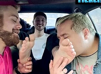 Dimitri Hops In For Some Foot Action With Matt And Ryder
