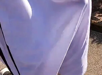 Flashing My Boner in See Thru Basketball Shorts for the Cyclists and Runners