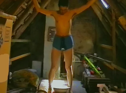 Pee in Blue Panty