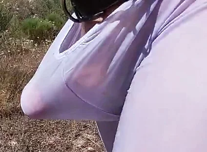 My Delicious Cock Slowly Getting Hard in See Thru Spandex Tights (outdoors Boner)