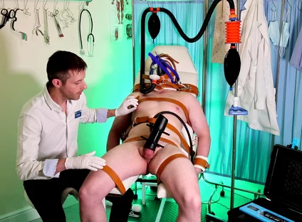 Annual Cum Extraction for the Chastity Slave in the Clinic