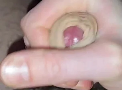 Horny Husband Masturbates His Hairy Cock While Home Alone, Cumming on Himself