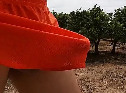 My Cock Manages to Stick Out of My Short Shorts, People See It