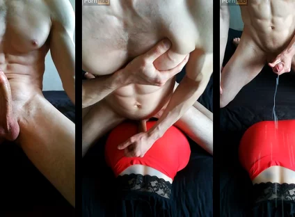 Massive Fountain Cumshot Spreads Around My Big Ass Toy