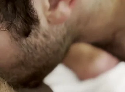 Bouncing on Huge Bear Dick