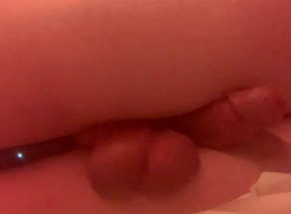 Gay Teen Cums Handsfree From Vibrator