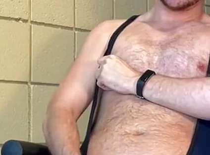 Spandex Goonloads with Nipples Clamped