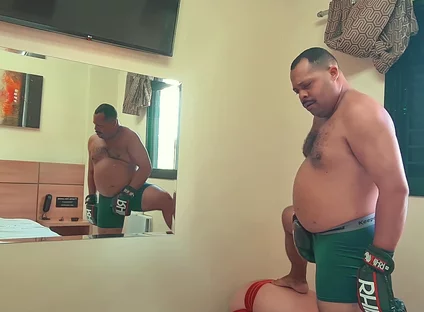 Bearzinho Black’s Mma Lesson for Jobber