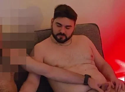 Straight Hairy Muscle Guy First Time Jerking and Sucking, Then He Fucks Me Bareback