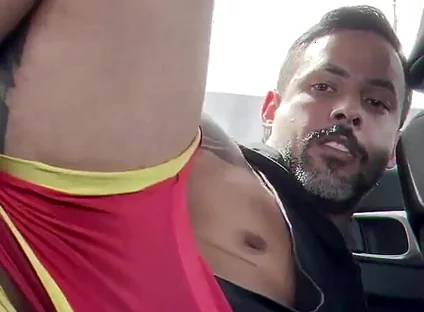 Going to the Gym with My Butt Plug on Vibrating but I Stopped to Fuck My Hole in My Car with Traile