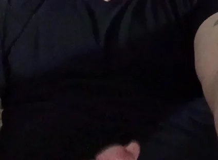 Jacking off and I Cum on My Shirt Hot Wet Sticky Mess