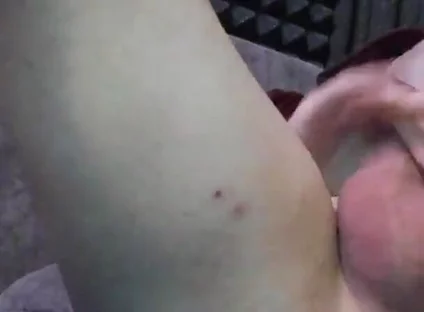 Busting a Big Cumshot After Closeup Masturbation