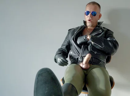 Leather Lycra Hunk 7
