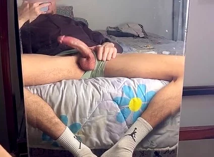 A Fan Asked Me to Cum for Him Holding My Big Balls